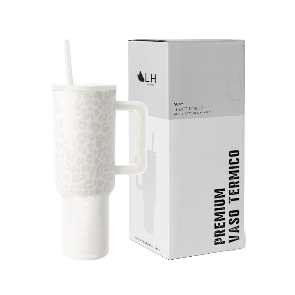 Vaso Termico Premium 1200 Ml Blanco Leo