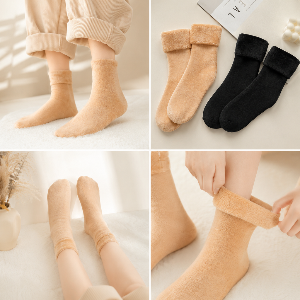 Calcetines Térmico Suaves Mujer Invierno